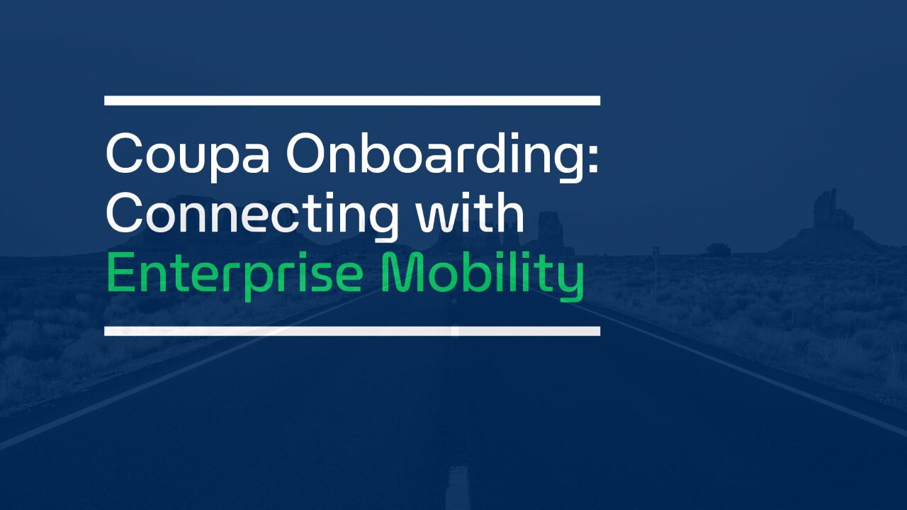 Connecting with Enterprise Mobility