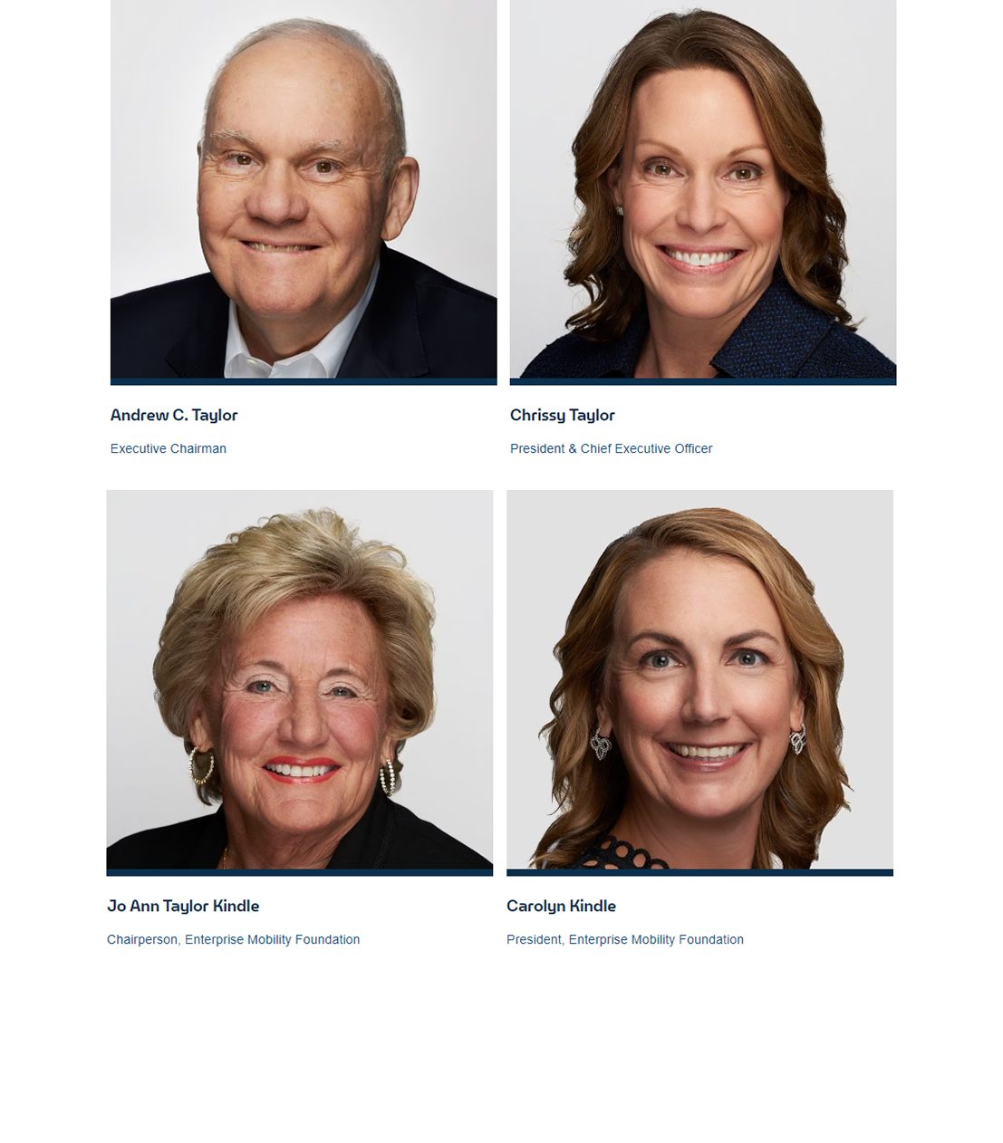 Andy Taylor, Chrissy Taylor, Jo Ann Kindle & Carolyn Kindle